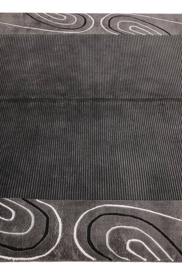 Detail image of 4' 7 x 7' 10 Hand Knotted Darya Wool Rug