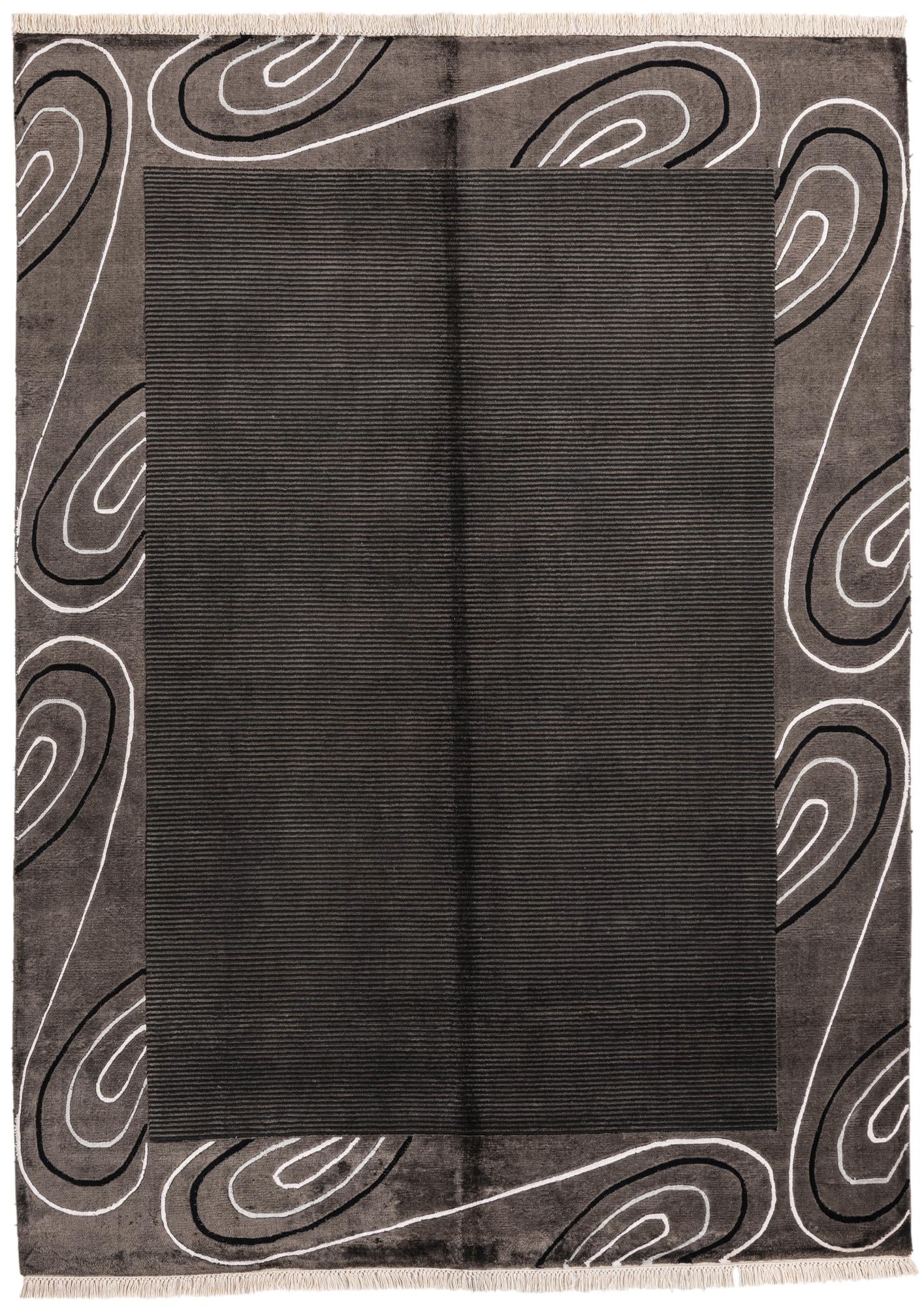 4' 7 x 7' 10 Hand Knotted Darya Wool Rug