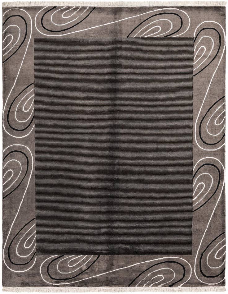 Detail image of 5' 6 x 7' 10 Hand Knotted Darya Wool Rug