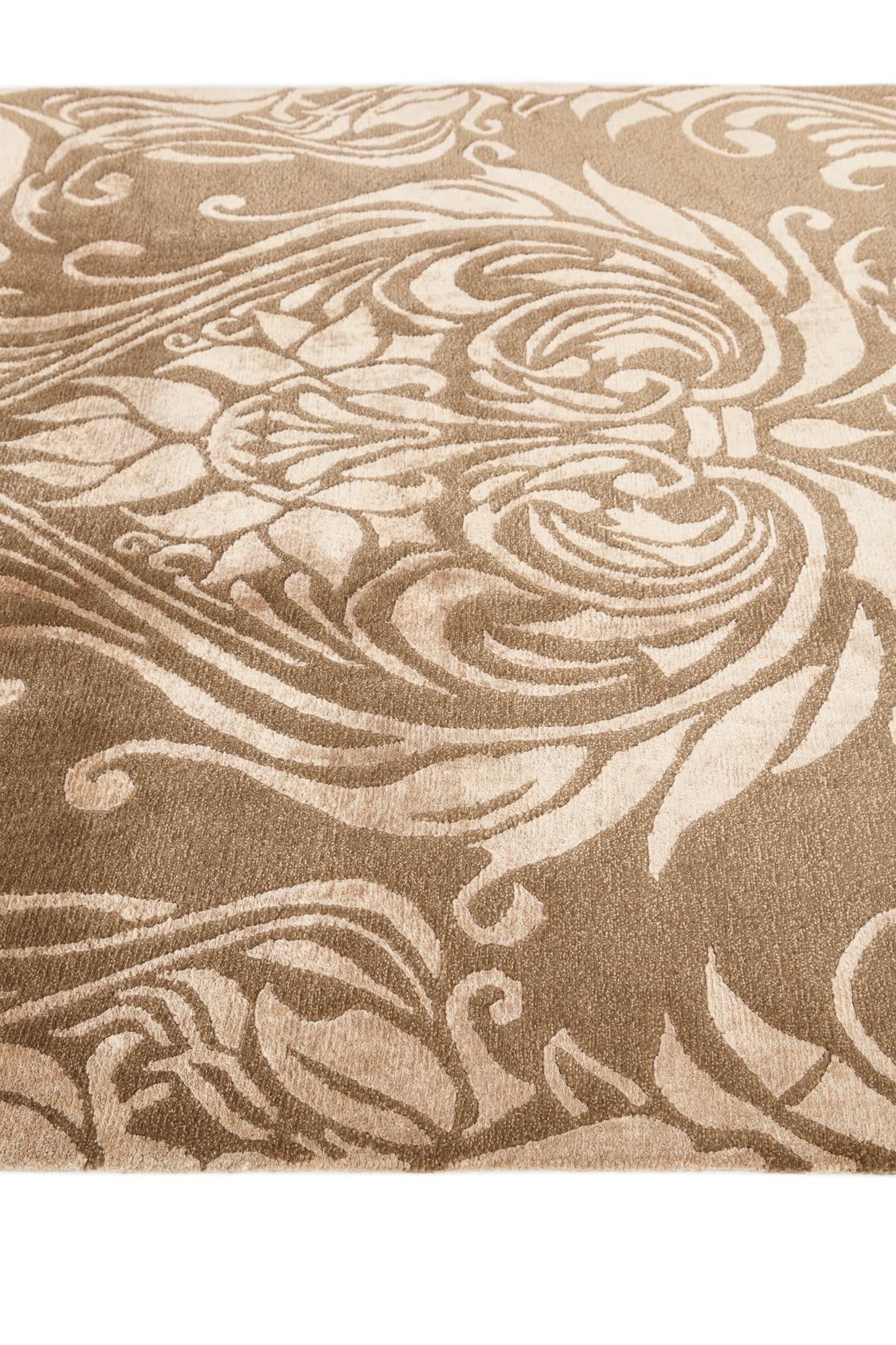 5' 7 x 7' 10 Hand Knotted Darya Wool Rug