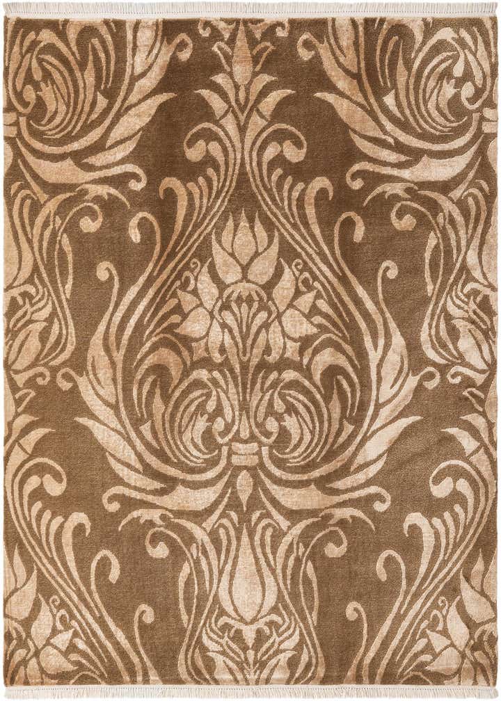 5' 7 x 7' 10 Hand Knotted Darya Wool Rug