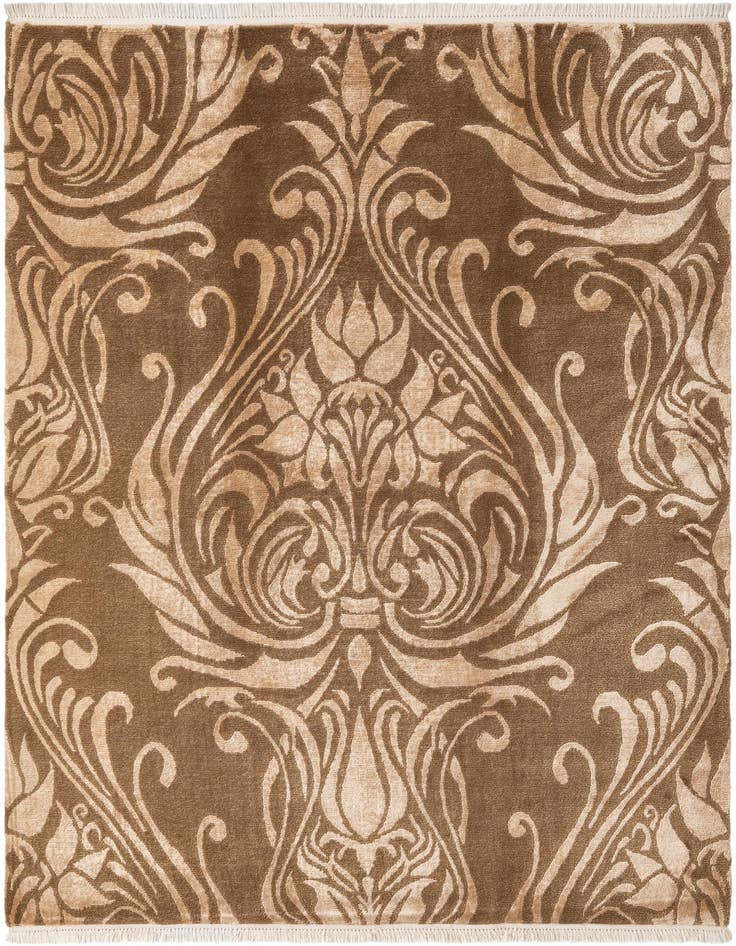 Detail image of 5' 7 x 7' 10 Hand Knotted Darya Wool Rug