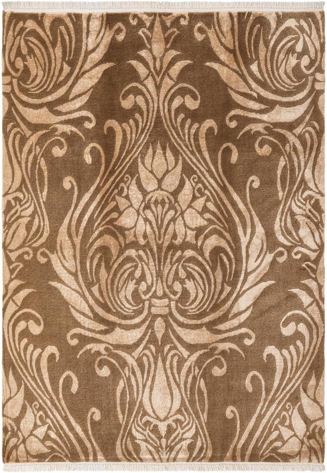 Detail image of 5' 7 x 7' 10 Hand Knotted Darya Wool Rug