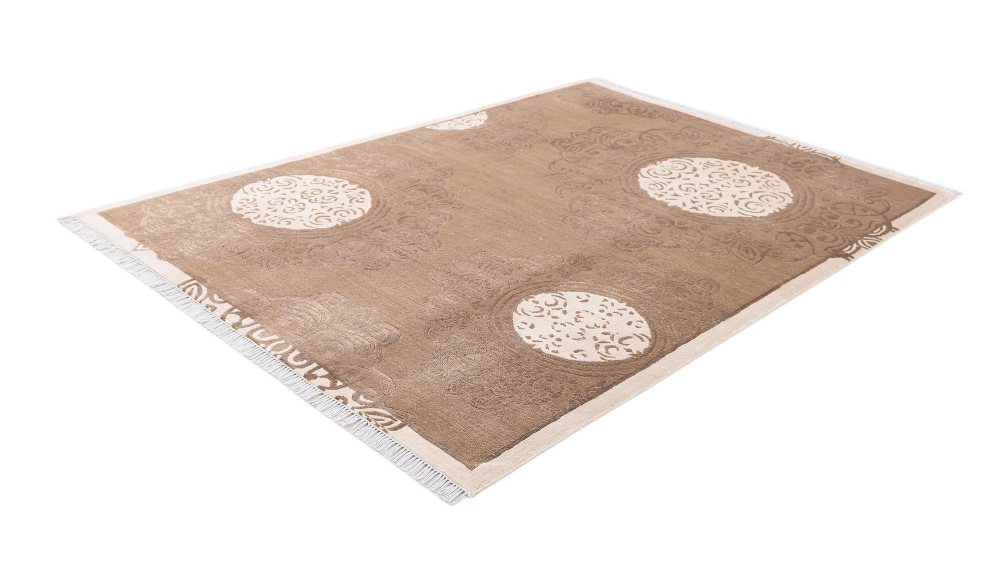 5' 7 x 8' 2 Hand Knotted Darya Wool Rug