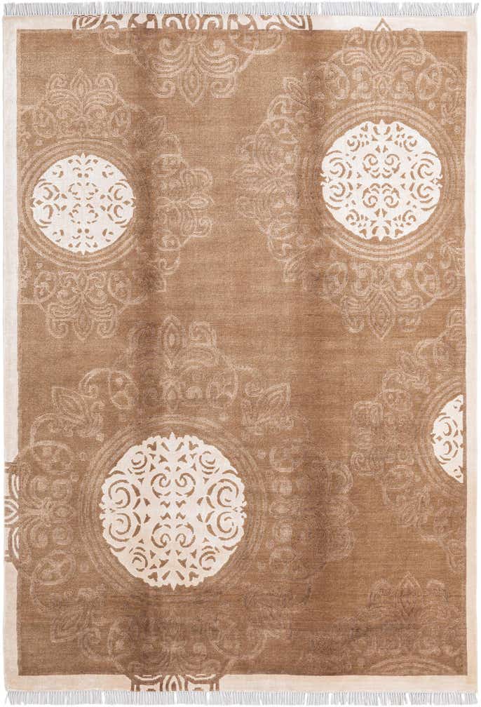 5' 7 x 8' 2 Hand Knotted Darya Wool Rug