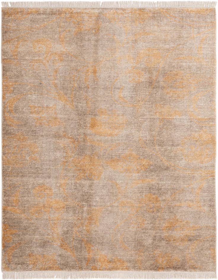 Detail image of 5' 7 x 8' Hand Knotted Darya Wool Rug