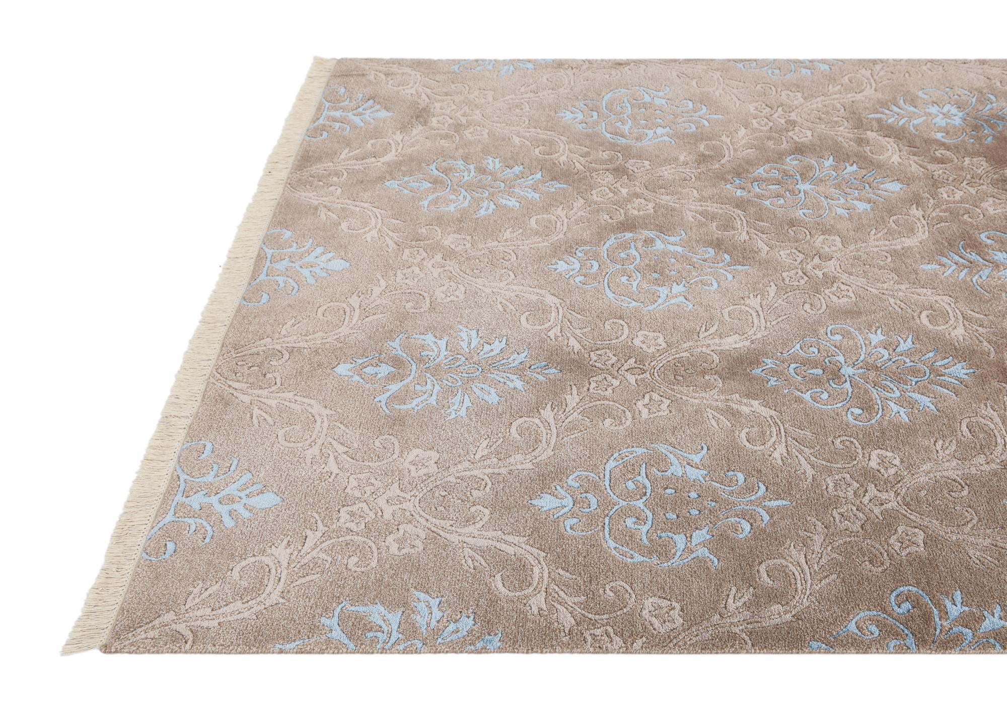 5' 7 x 7' 9 Hand Knotted Darya Wool Rug
