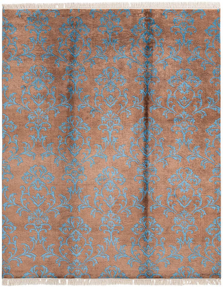 Detail image of 5' 7 x 7' 10 Hand Knotted Darya Wool Rug