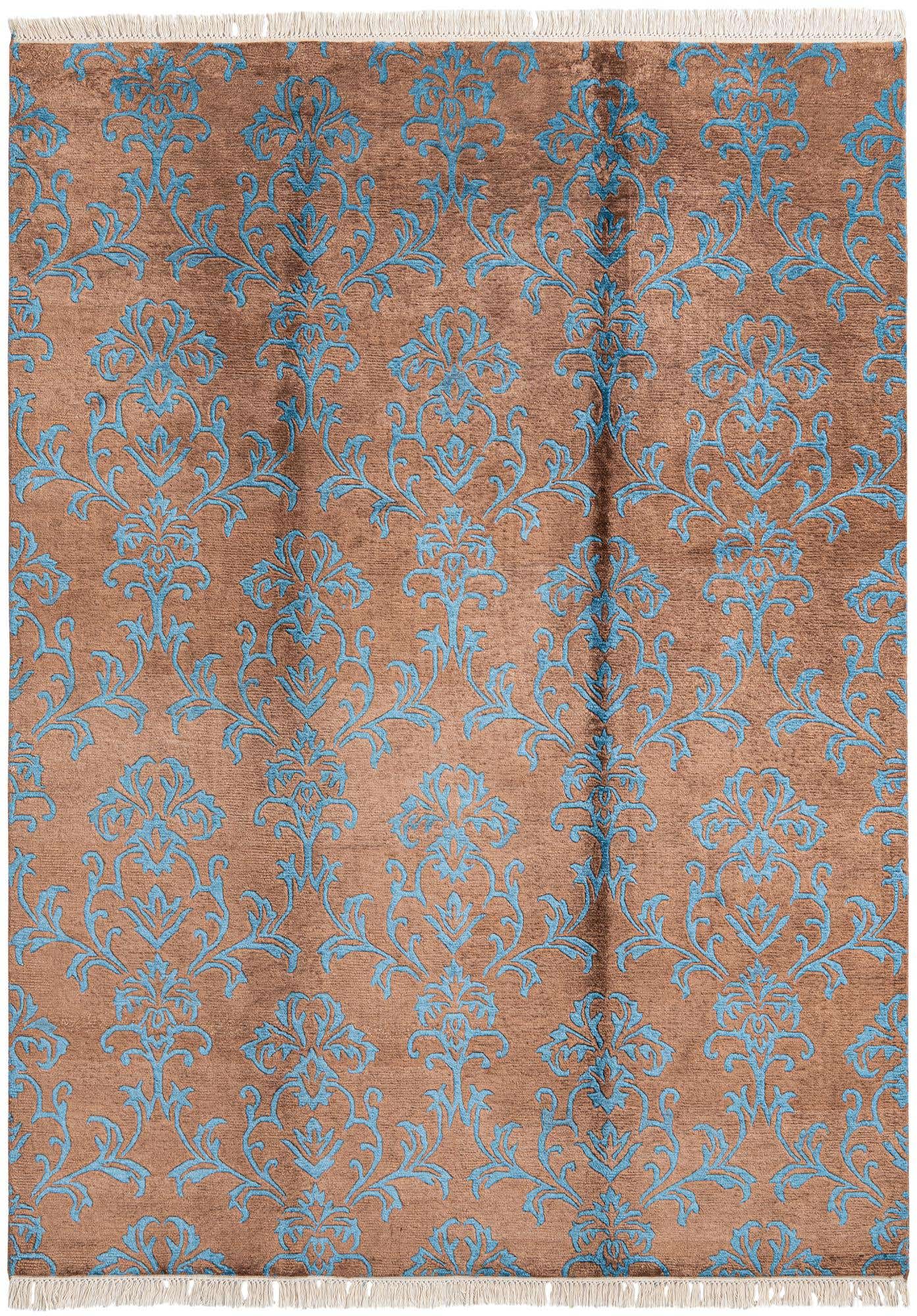 5' 7 x 7' 10 Hand Knotted Darya Wool Rug