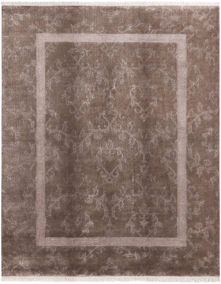 Detail image of 5' 8 x 8' Hand Knotted Darya Wool Rug
