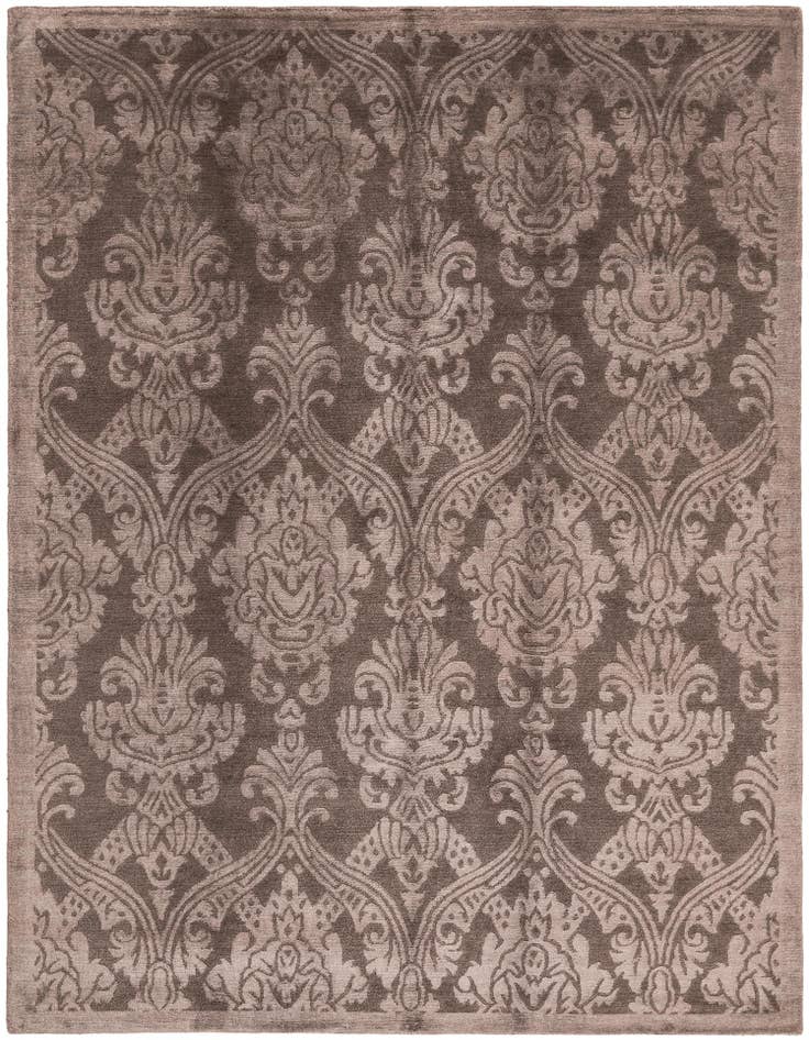 Detail image of 5' 9 x 7' 10 Hand Knotted Darya Wool Rug