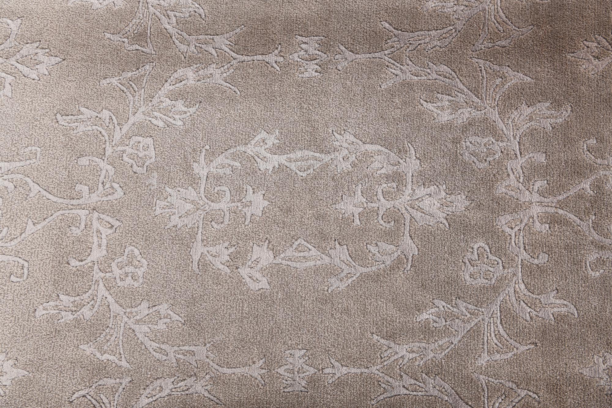 5' 7 x 8' Hand Knotted Darya Wool Rug