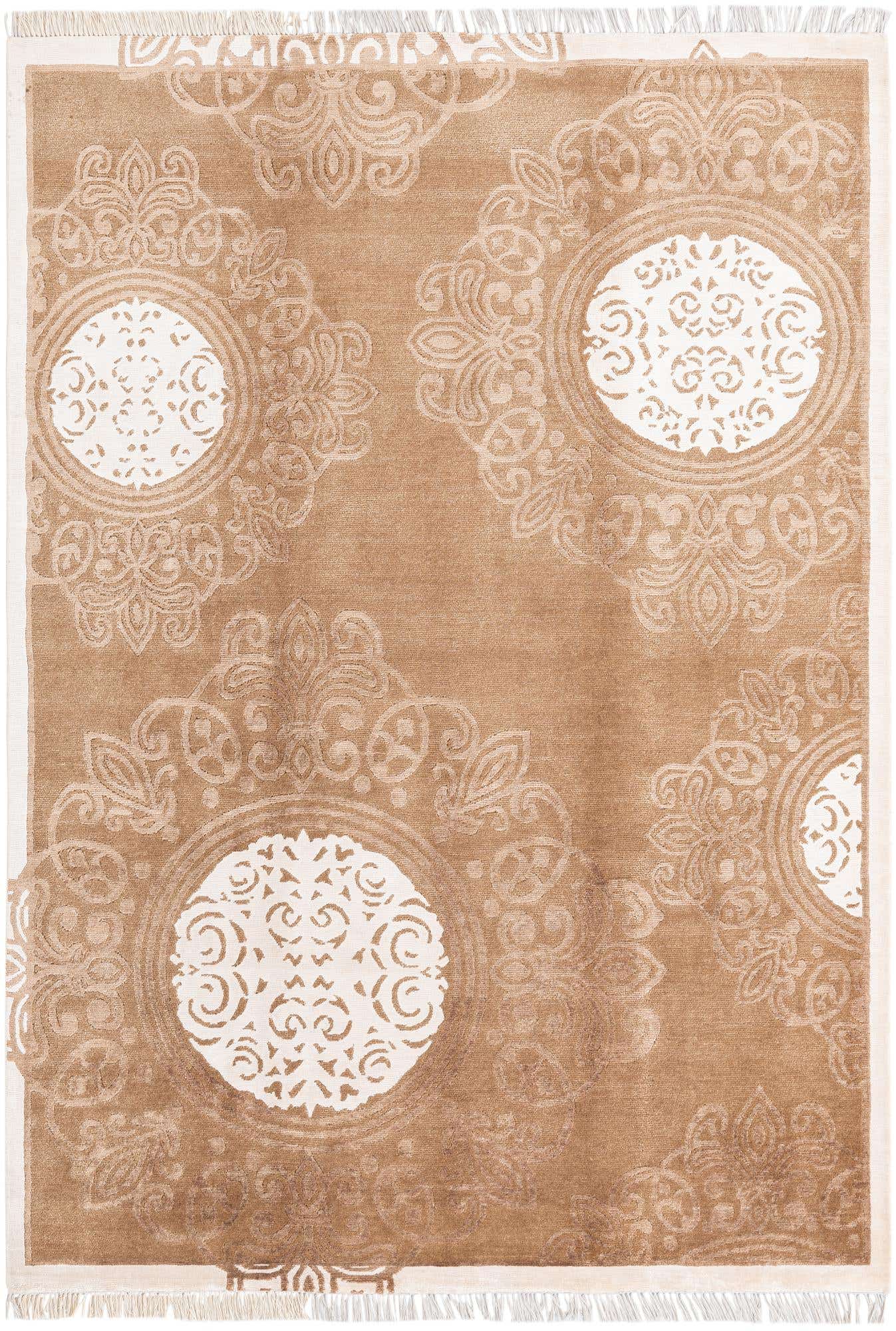 5' 7 x 7' 11 Hand Knotted Darya Wool Rug