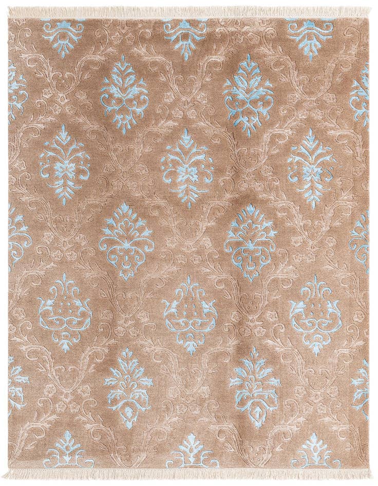 Detail image of 5' 6 x 7' 10 Hand Knotted Darya Wool Rug