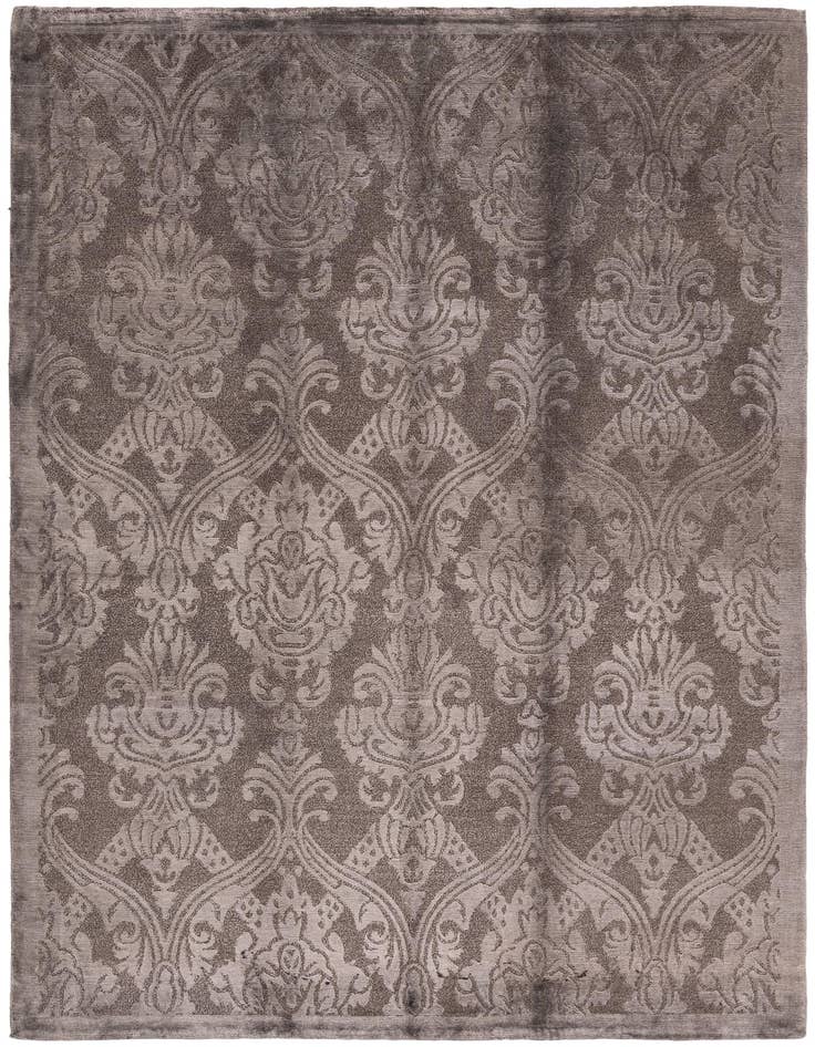 Detail image of 5' 9 x 8' Hand Knotted Darya Wool Rug