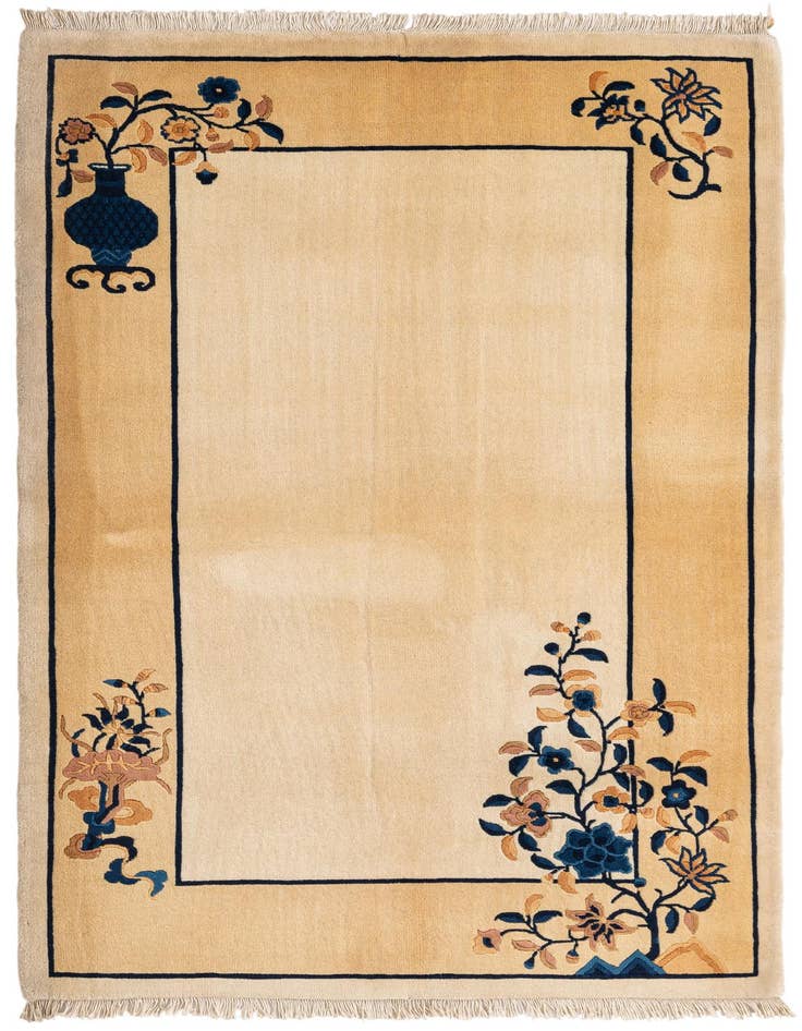 Detail image of 3' 1 x 5' Hand Knotted Darya Wool Rug