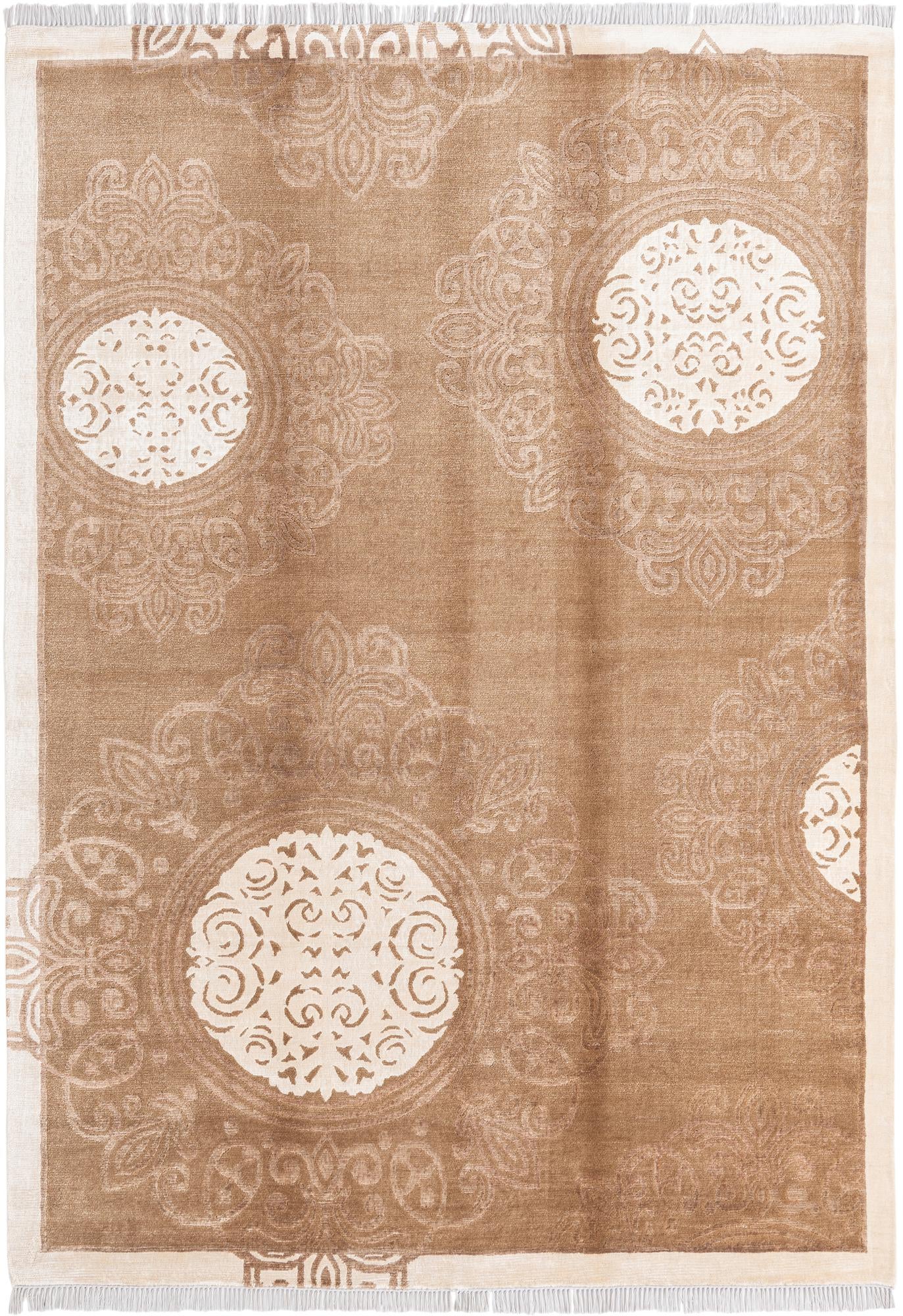 5' 7 x 8' Hand Knotted Darya Wool Rug