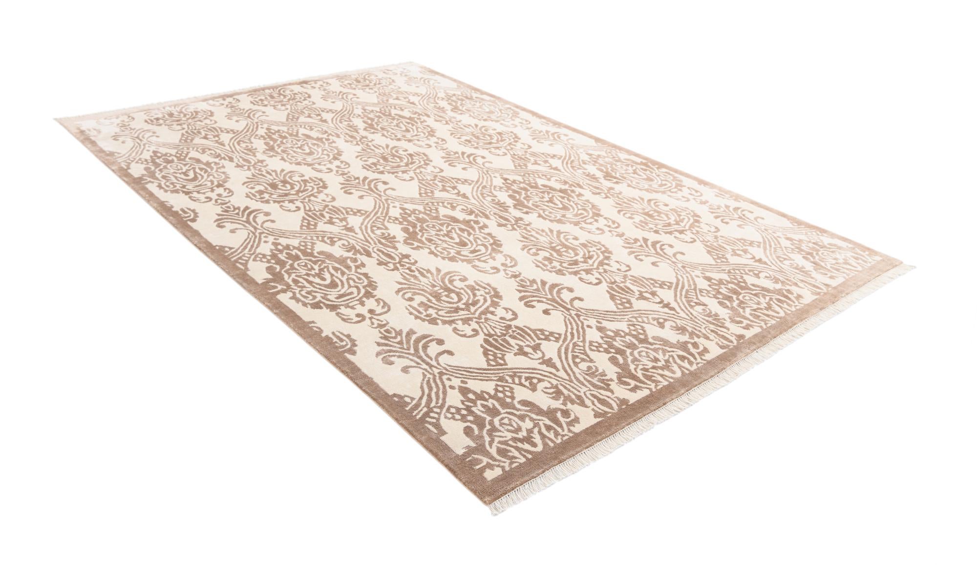 6' 8 x 9' 11 Hand Knotted Darya Wool Rug