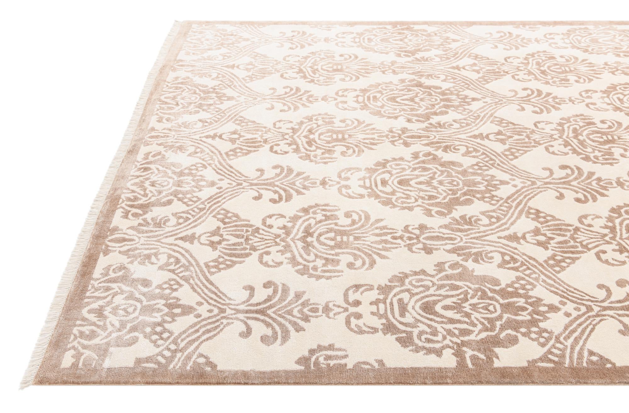 6' 8 x 9' 11 Hand Knotted Darya Wool Rug