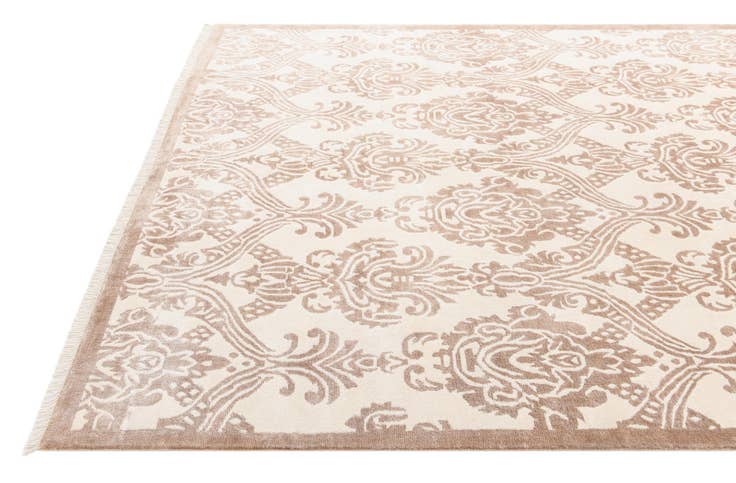 Detail image of 6' 8 x 9' 11 Hand Knotted Darya Wool Rug