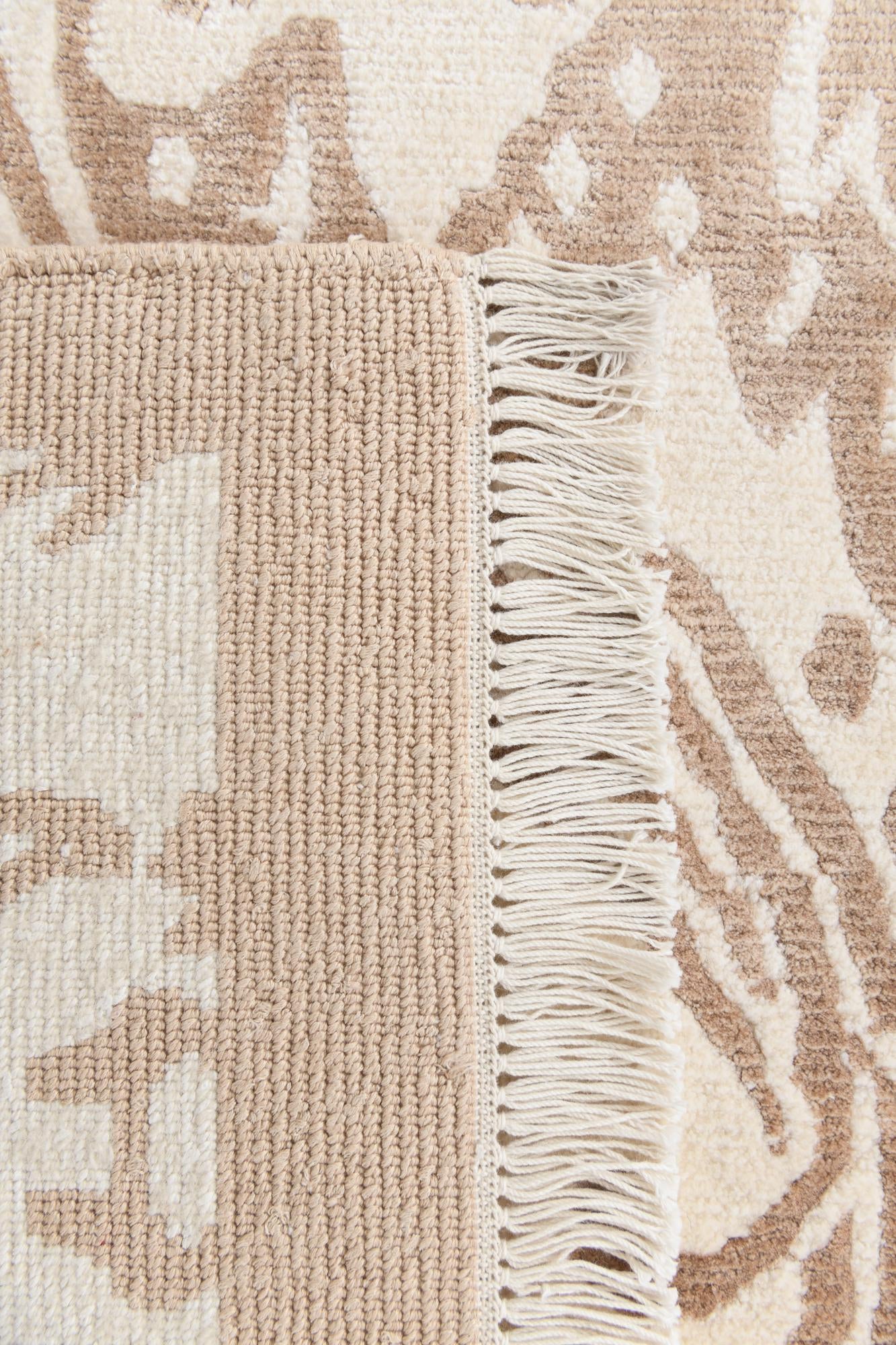 6' 8 x 9' 11 Hand Knotted Darya Wool Rug