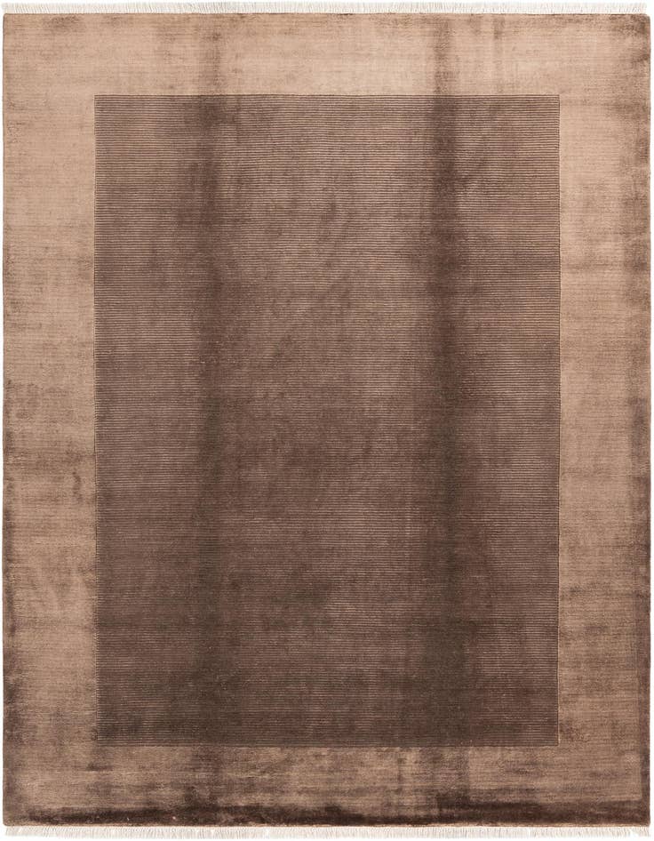 Detail image of 6' 8 x 9' 11 Hand Knotted Darya Wool Rug