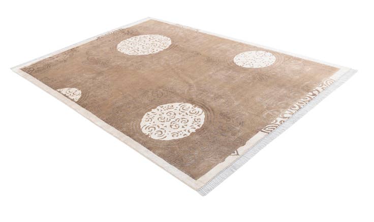 Detail image of 5' 9 x 8' Hand Knotted Darya Wool Rug