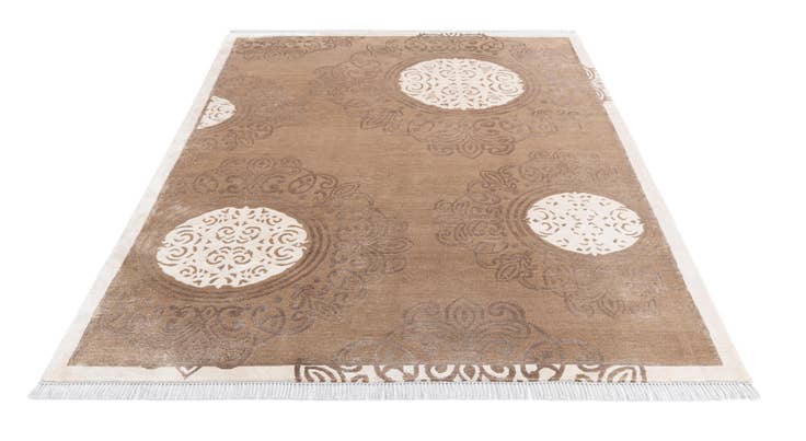 Detail image of 5' 9 x 8' Hand Knotted Darya Wool Rug
