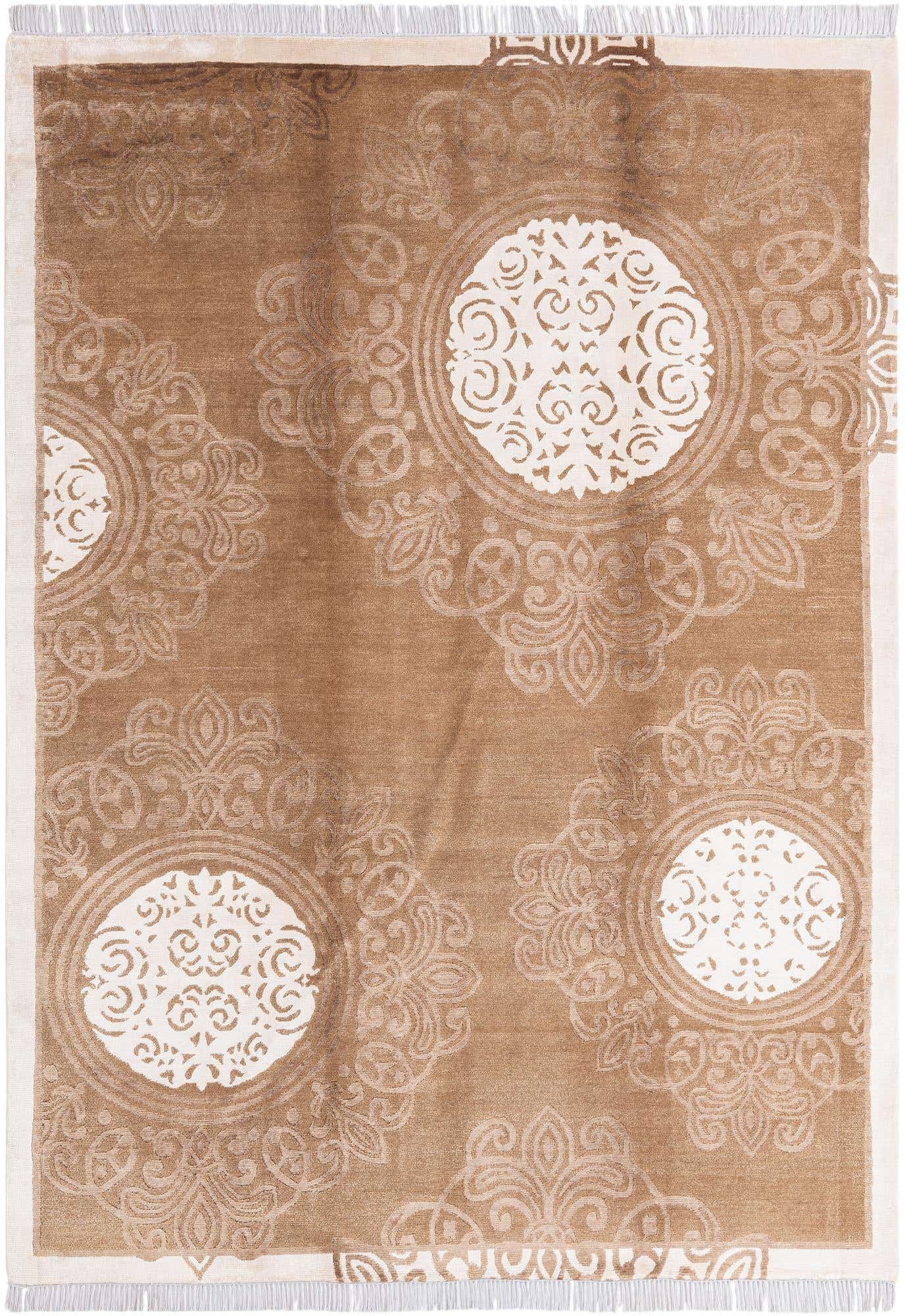 5' 9 x 8' Hand Knotted Darya Wool Rug
