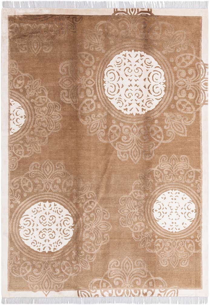5' 9 x 8' Hand Knotted Darya Wool Rug