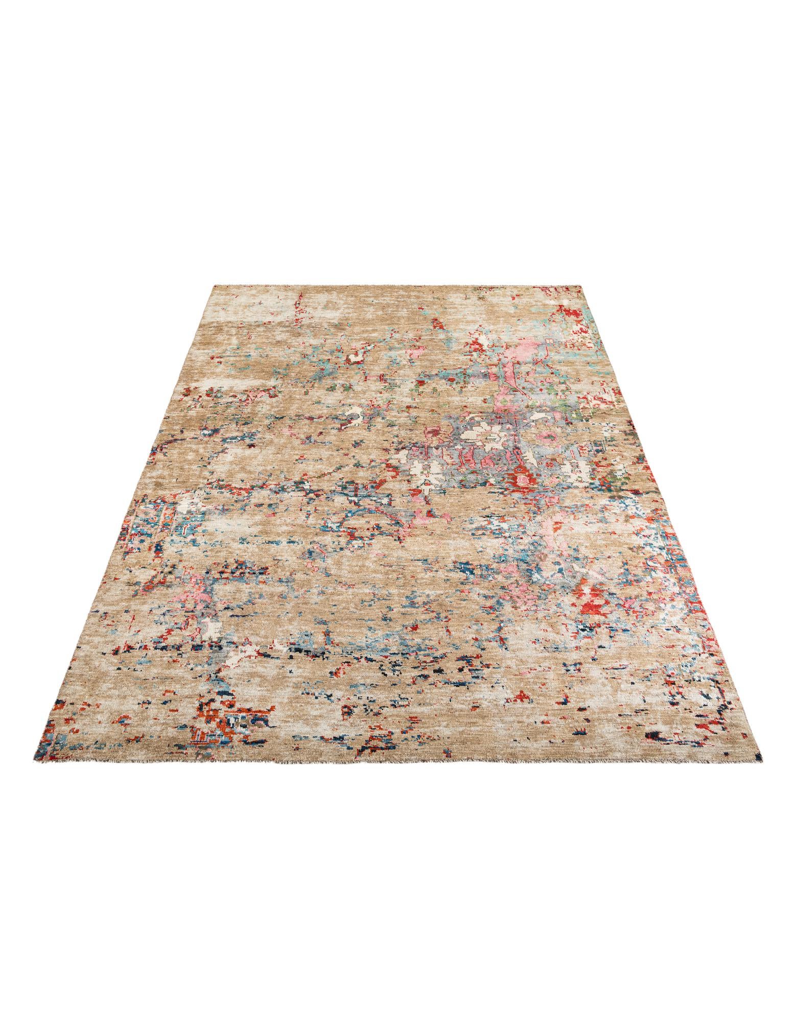 10' 1 x 13' 10 Hand Knotted Darya Wool Rug
