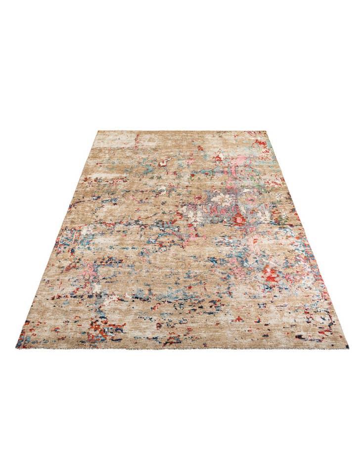 Detail image of 10' 1 x 13' 10  Hand Knotted Darya Wool Rug