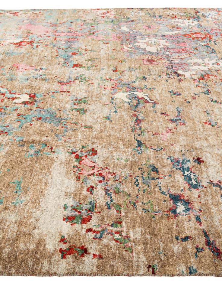 Detail image of 10' 1 x 13' 10  Hand Knotted Darya Wool Rug