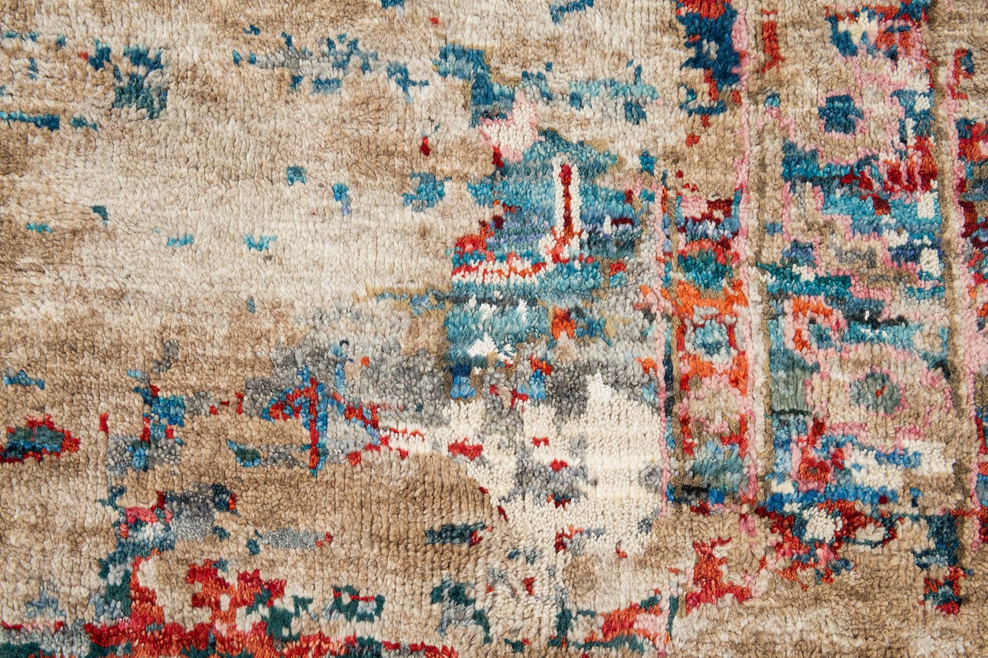 10' 1 x 13' 10 Hand Knotted Darya Wool Rug