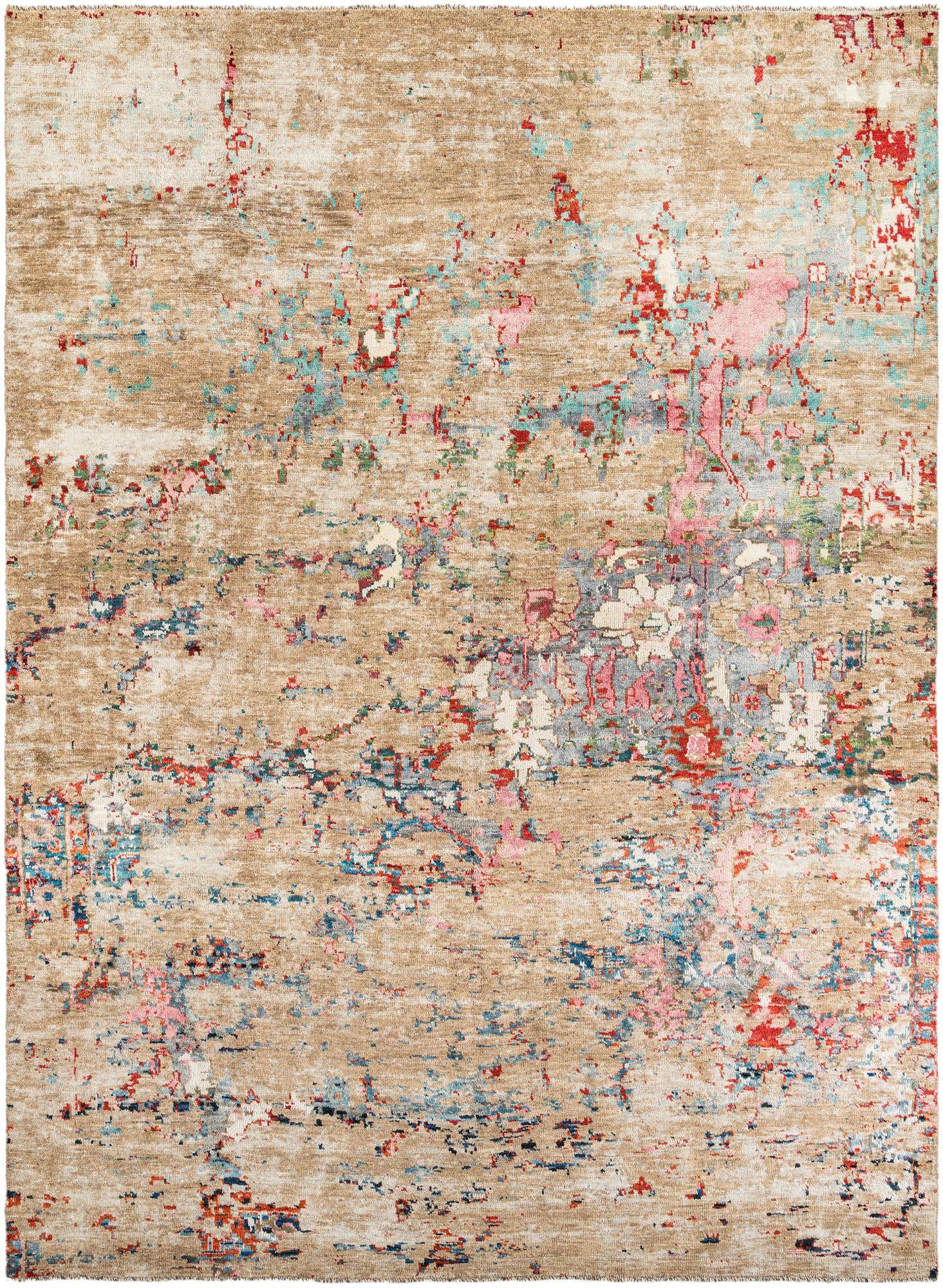 10' 1 x 13' 10 Hand Knotted Darya Wool Rug