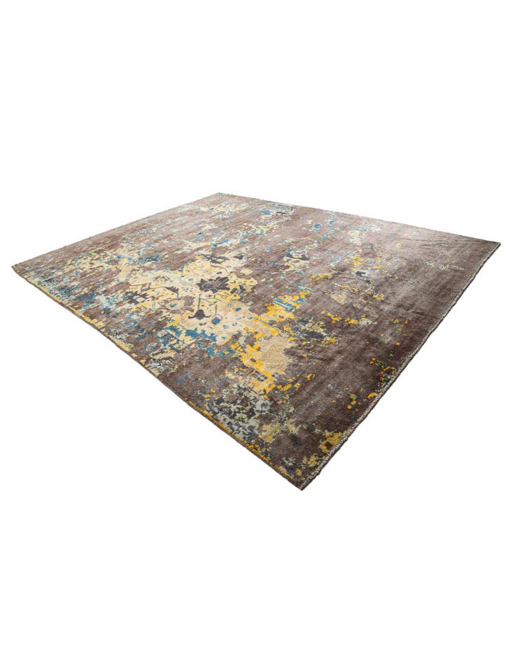 Detail image of 12' 5 x 15' 7 Hand Knotted Darya Wool Rug