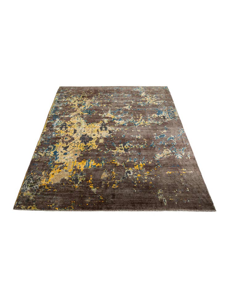 Detail image of 12' 5 x 15' 7 Hand Knotted Darya Wool Rug
