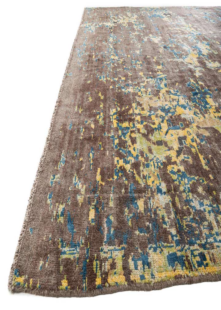 12' 5 x 15' 7 Hand Knotted Darya Wool Rug