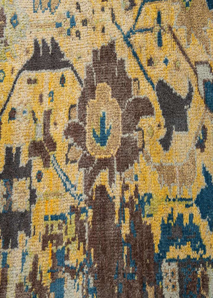 12' 5 x 15' 7 Hand Knotted Darya Wool Rug