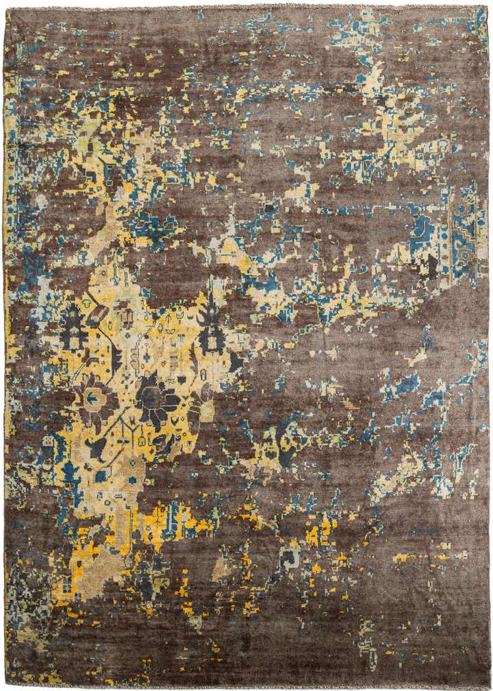12' 5 x 15' 7 Hand Knotted Darya Wool Rug