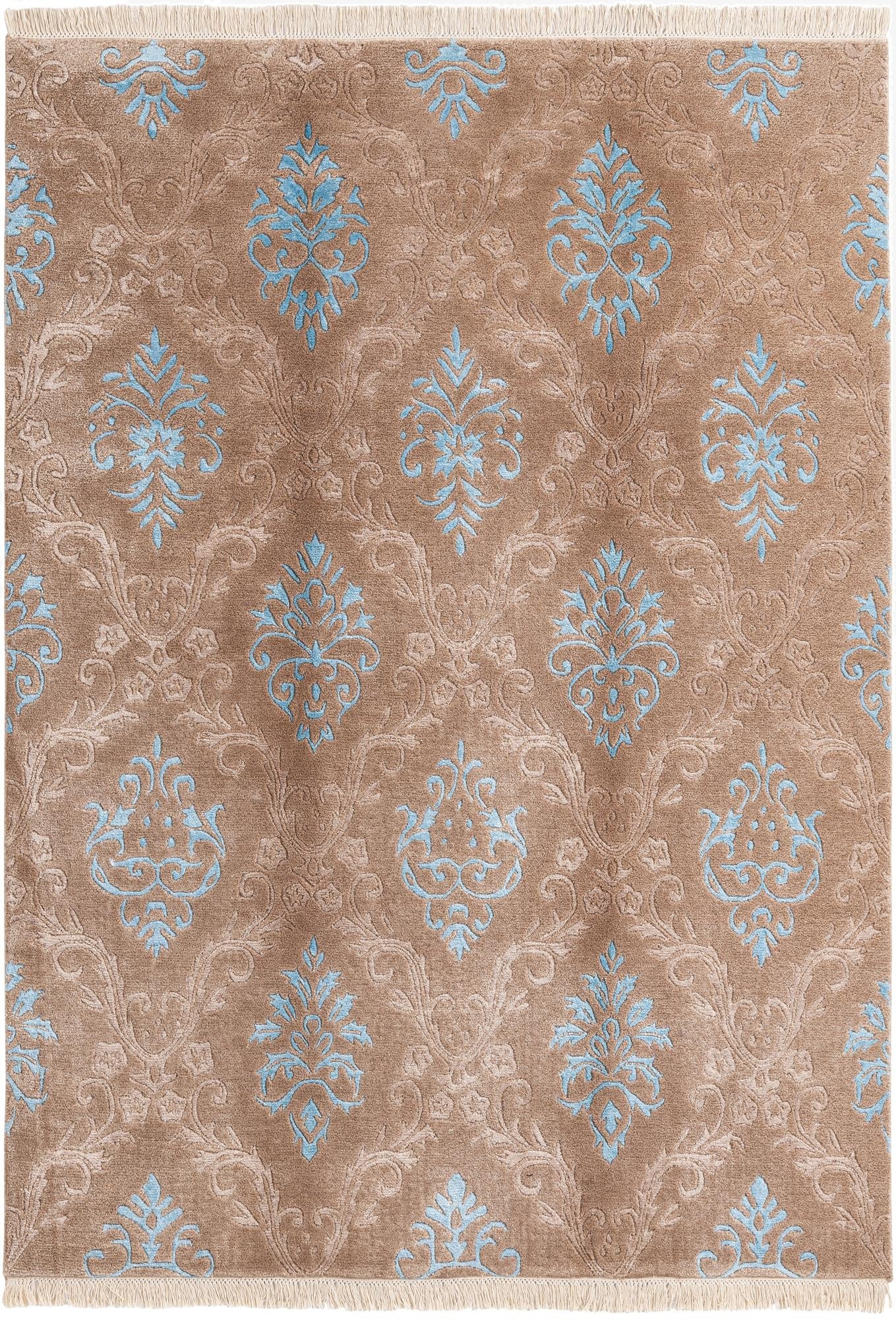 5' 7 x 7' 9  Hand Knotted Darya Wool Rug