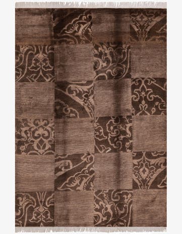 6' 9 x 10' 1 Hand Knotted Darya Wool Rug