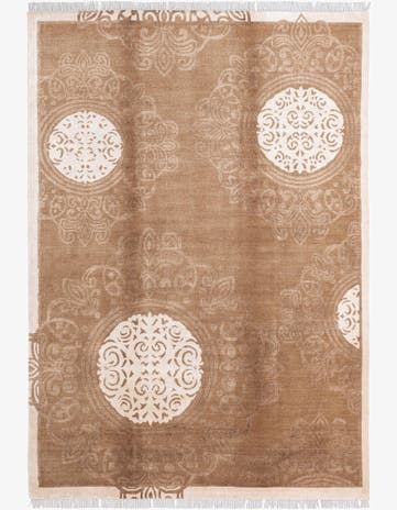 5' 7 x 8' 2 Hand Knotted Darya Wool Rug