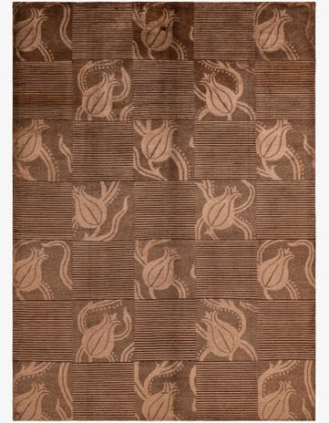 8' 3 x 11' 5 Hand Knotted Darya Wool Rug