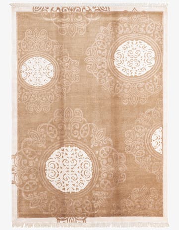 5' 9 x 8' 2 Hand Knotted Darya Wool Rug