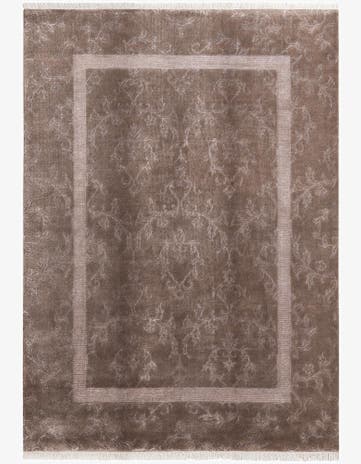 5' 8 x 8' Hand Knotted Darya Wool Rug