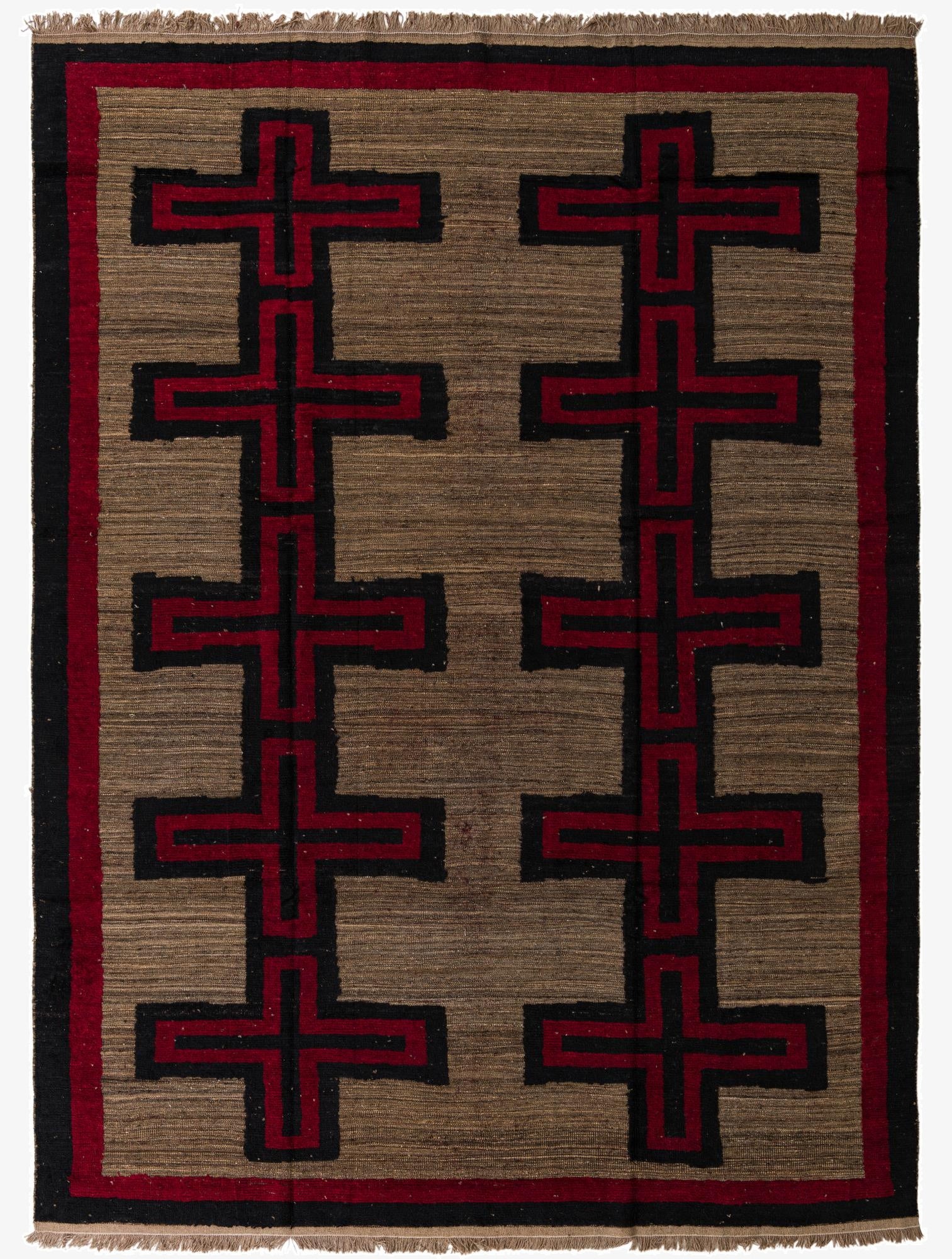 9' 5 x 12' 10  Hand Knotted Darya Wool Rug