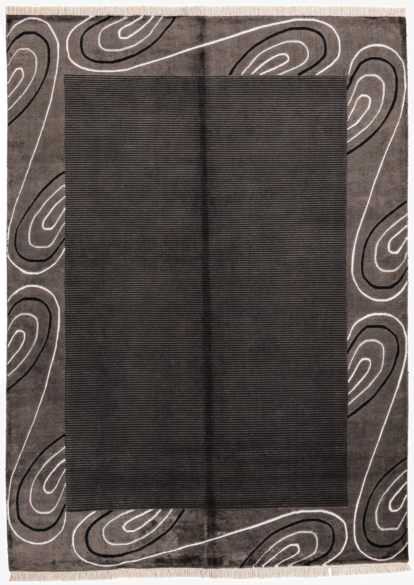 Primary image 4' 7 x 7' 10  Hand Knotted Darya Wool Rug