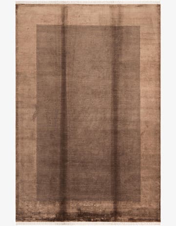 6' 8 x 10' Hand Knotted Darya Wool Rug