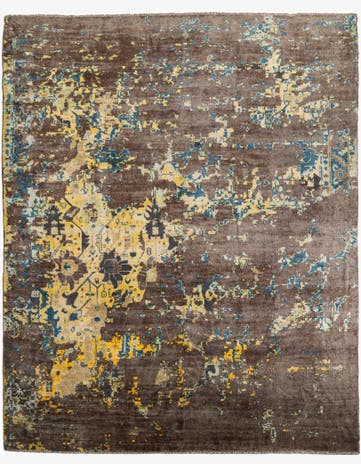 12' 5 x 15' 7 Hand Knotted Darya Wool Rug
